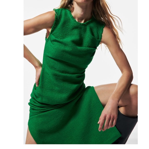 Zara blogger texture weave dress - Picture 9 of 15